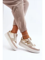 Dámské nízké tenisky béžové model 21651086 - Boto Dámské nízké tenisky béžové model 21651086 - Boto