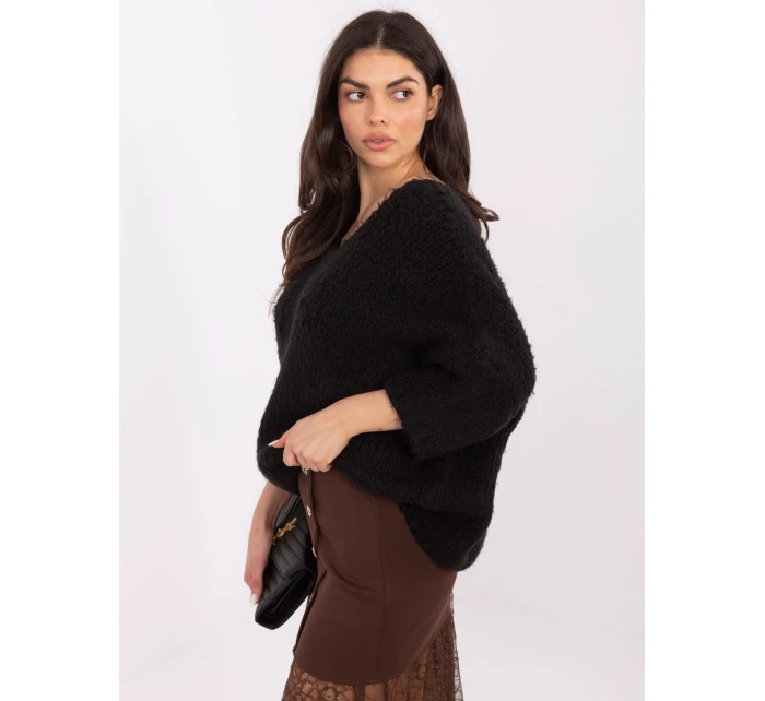 Sweter IT SW model 21766130 czarny - FPrice Sweter IT SW model 21766130 czarny - FPrice