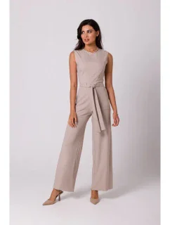 model 18407129 Kombinéza bez rukávů s kapsami béžová - BeWear