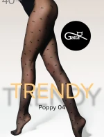 POPPY - 04 Vzorované punčocháče 40 DEN