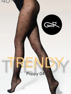 model 21367533 04 Vzorované punčocháče 40 DEN - Gatta