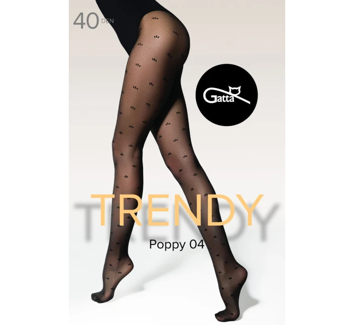 POPPY - 04 Vzorované punčocháče 40 DEN