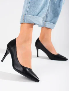 Módní   lodičky dámské na širokém podpatku