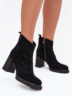 Boty na podpatku  model 217801 Step in style