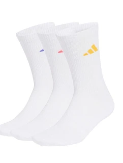 Ponožky Cushioned Sportswear Crew, 3 bílé, model 22349787 - ADIDAS