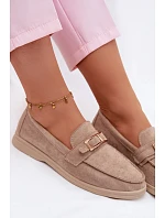 Dámské mokasíny béžové s přezkou Belinae Dámské mokasíny béžové s přezkou Belinae