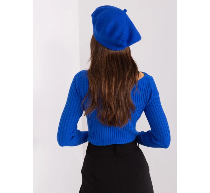 Czapka AT CZ model 18917691 kobaltowy - FPrice Czapka AT CZ model 18917691 kobaltowy - FPrice