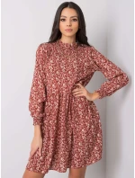 Šaty D50016F30263A tmavě oranžová Šaty D50016F30263A tmavě oranžová