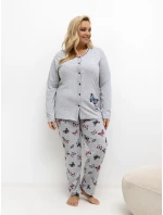 DU PI pyžamo FP 504.17 šedé DU PI pyžamo FP 504.17 šedé