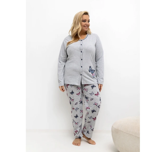 DU PI pyžamo FP 504.17 šedé DU PI pyžamo FP 504.17 šedé