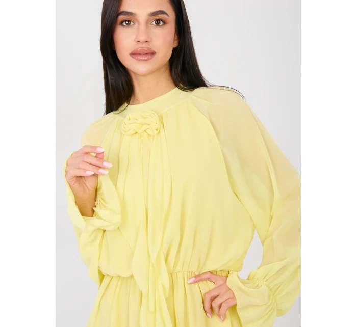 Šaty MI SK A1554.67 světle žluté