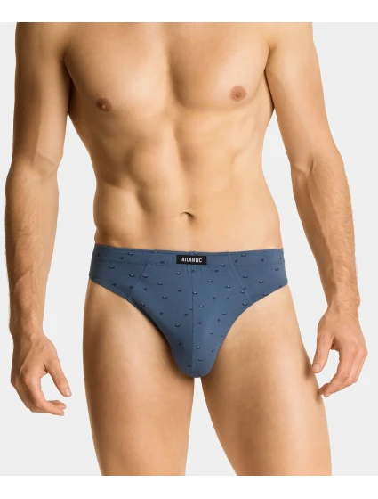 Pánské sportovní slipy ATLANTIC 3-PACK - grafit, námořnická modř, denim Pánské sportovní slipy ATLANTIC 3-PACK - grafit, námořnická modř, denim