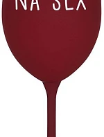NA SEX - bordo sklenice na víno 350 ml