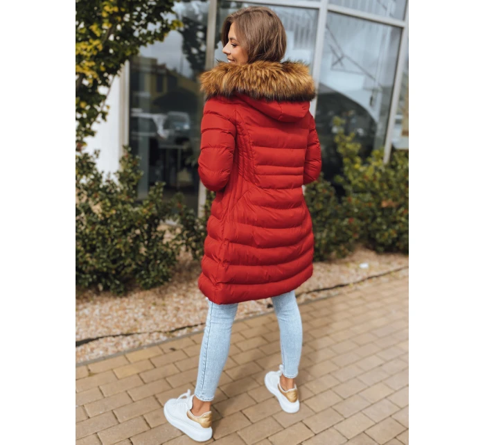 Dámská zimní bunda TERIS červená FashionStreet TY3097