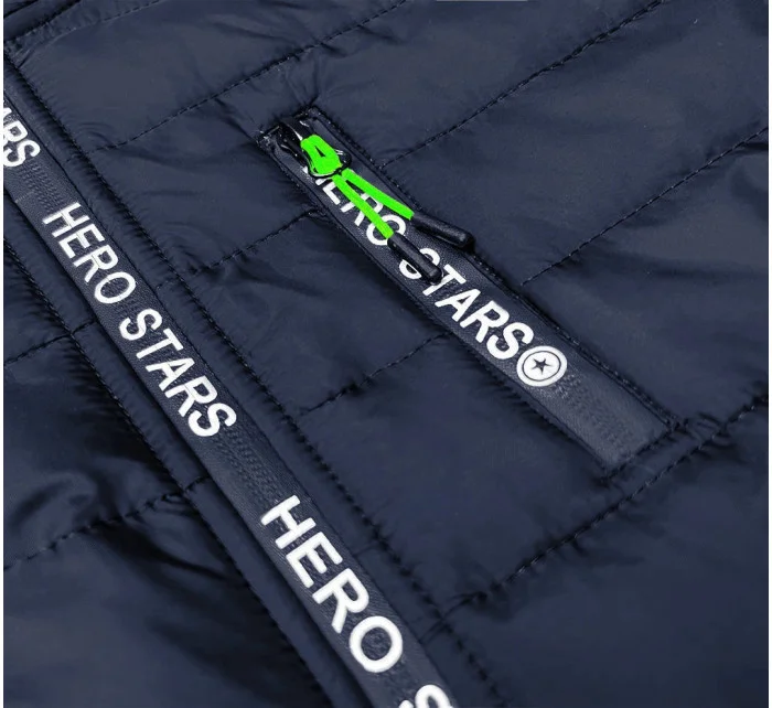 Tmavě pánská sportovní bunda model 18416151 - J.STYLE Tmavě pánská sportovní bunda model 18416151 - J.STYLE