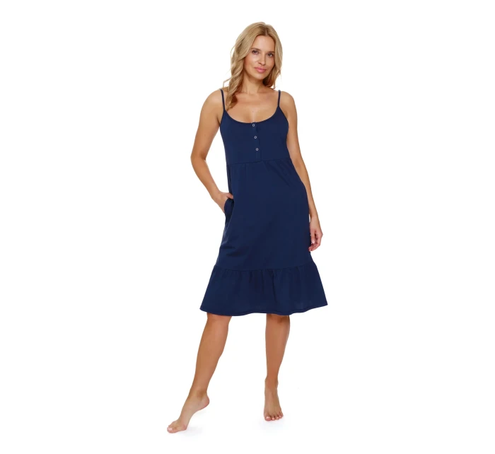 Dámská těhotenská košile 7244 dark blue - Doctornap