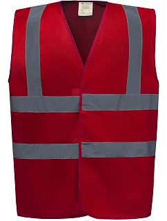 HVW 100 HiVis bezpečnostní vesta model 22502109 red - Yoko