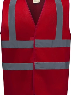 HVW 100 HiVis bezpečnostní vesta model 22502109 red - Yoko