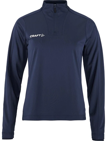 Craft Teamwear Evolve 2.0 Half Zip W Dámská tréninková bunda s 1/4 zipem 82.4761 navy Craft Teamwear Evolve 2.0 Half Zip W Dámská tréninková bunda s 1/4 zipem 82.4761 navy