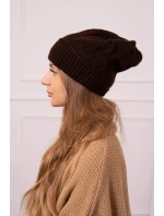 Dámská čepice Ingrid K371 hnědá Dámská čepice Ingrid K371 hnědá