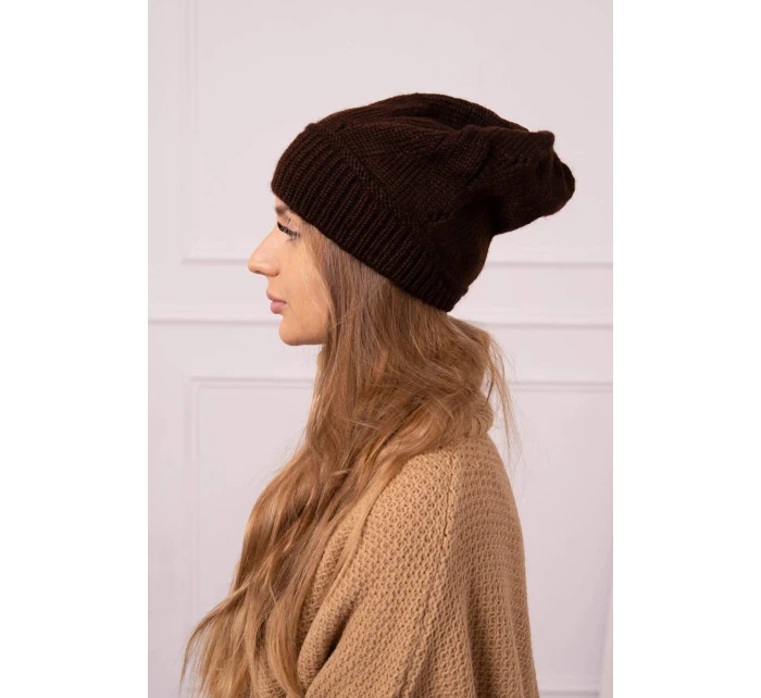 Dámská čepice Ingrid K371 hnědá Dámská čepice Ingrid K371 hnědá