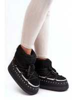 Dámské zateplené zimní sněhule černé model 21637510 - Boto Dámské zateplené zimní sněhule černé model 21637510 - Boto