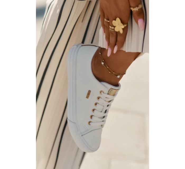 Dámské Tenisky Z Eko Kůže Big Star RR274748 Bílé Dámské Tenisky Z Eko Kůže Big Star RR274748 Bílé