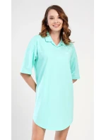 Dámská noční košile s krátkým rukávem Martina model 17519771 - Vienetta Dámská noční košile s krátkým rukávem Martina model 17519771 - Vienetta