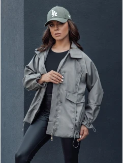 Dámská přechodná bunda ORLANDO tmavě šedá FashionStreet TY4507