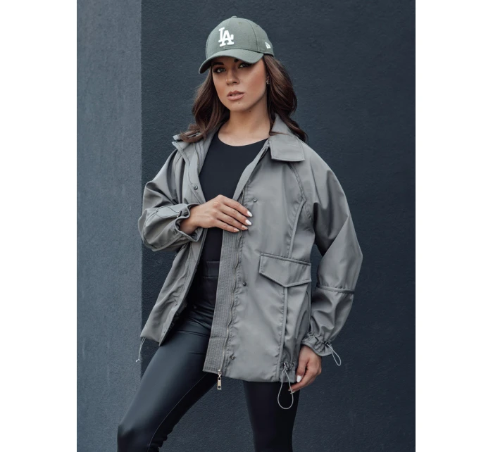 Dámská přechodná bunda ORLANDO tmavě šedá FashionStreet TY4507