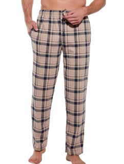 Pánské pyžamové kalhoty model 20070108 hnědé káro - Cornette