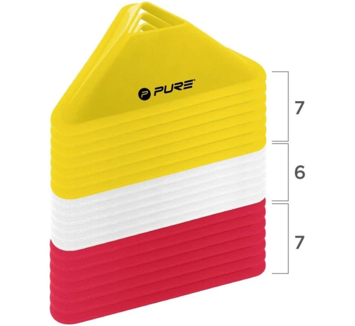 KUŽELY SLOUPKY TRÉNINKOVÉ ZNAČKY 20KS ČISTÉ 2 ZLEPŠIT