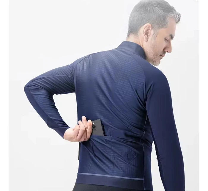 zimní fleecová cyklistická bunda velikost L modrá model 22114163 - Rockbros