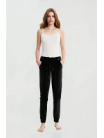 Sametové kalhoty s vysokým pasem model 20515761 - Vamp