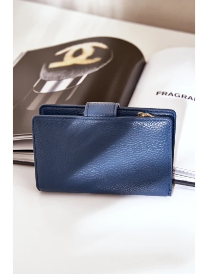 Dámská Peněženka Z Eko Kůže Tmavě Modrá Isamille