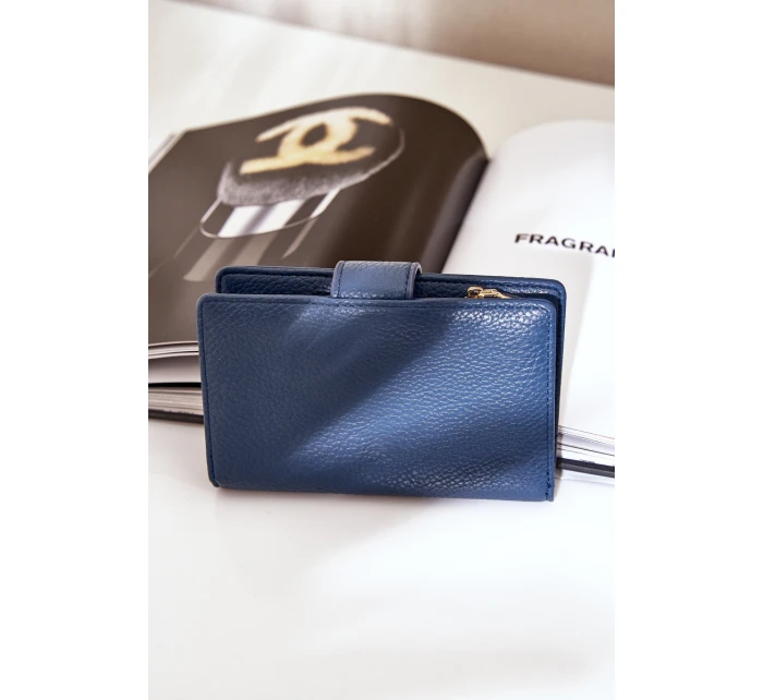 Dámská Peněženka Z Eko Kůže Tmavě Modrá Isamille