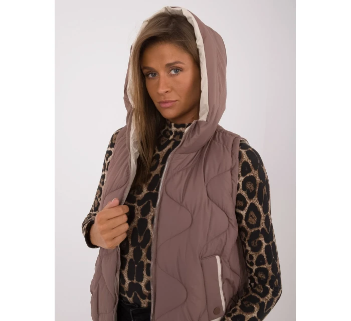 Kamizelka MBM KZ model 20479757 brązowy - FPrice Kamizelka MBM KZ model 20479757 brązowy - FPrice