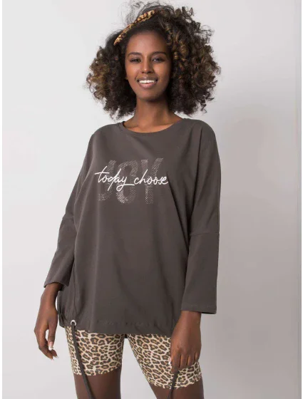 Halenka RV BZ 6282.85P tmavá khaki