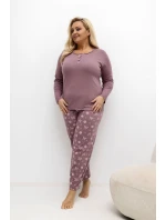 Pohodlná pyžama pro plnoštíhlé model 221185 Forever Pink