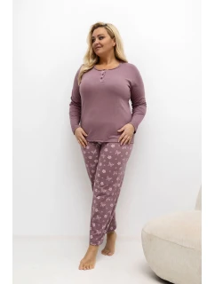 Pohodlná pyžama pro plnoštíhlé model 221185 Forever Pink