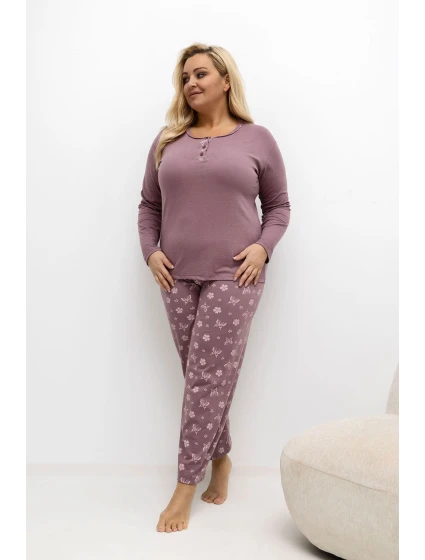 Pohodlná pyžama pro plnoštíhlé model 221185 Forever Pink