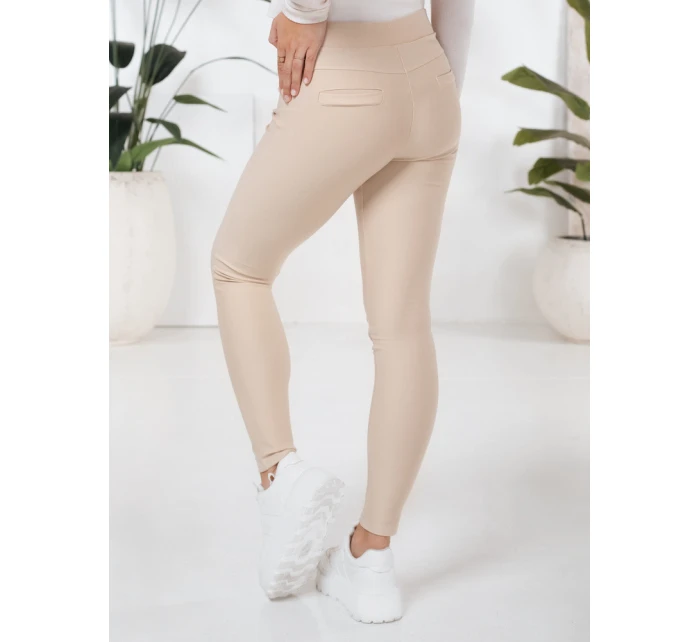 FashionStreet béžové dámské legíny UY2731 FashionStreet béžové dámské legíny UY2731