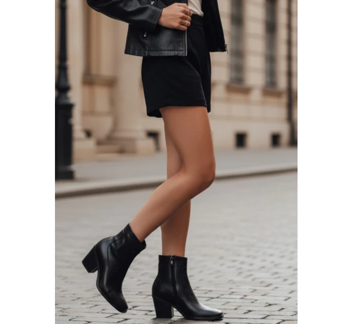 Dámské černé kozačky model 21991953 - Dstreet