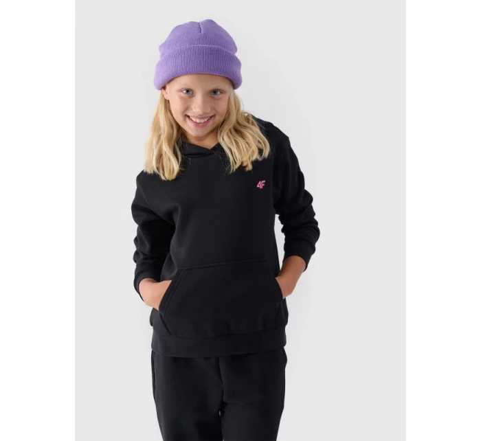 Dívčí mikina s kapucí Junior model 21432421 - 4F Dívčí mikina s kapucí Junior model 21432421 - 4F