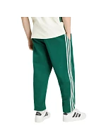 Pánské kalhoty adidas Essentials 3-Stripes Fleece Tapered Cuffed zelené KY4129 Pánské kalhoty adidas Essentials 3-Stripes Fleece Tapered Cuffed zelené KY4129