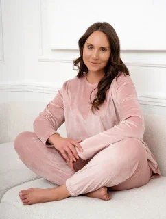 model 20578982 dł.r. dł.sp. kolor:pudrowy róż - Italian Fashion