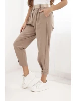 Kalhoty Summer Punto s zapínáním na nohavicích model 21949294 - K-Fashion