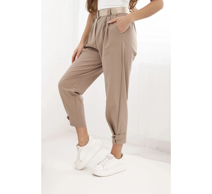 Kalhoty Summer Punto s zapínáním na nohavicích model 21949294 - K-Fashion