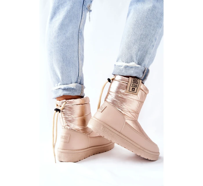 Dámské Sněhule Big Star model 21562603 Béžové - Big Star Shoes