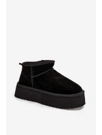 Ženské sněhule z přírodního semiše černé Mairene Ženské sněhule z přírodního semiše černé Mairene